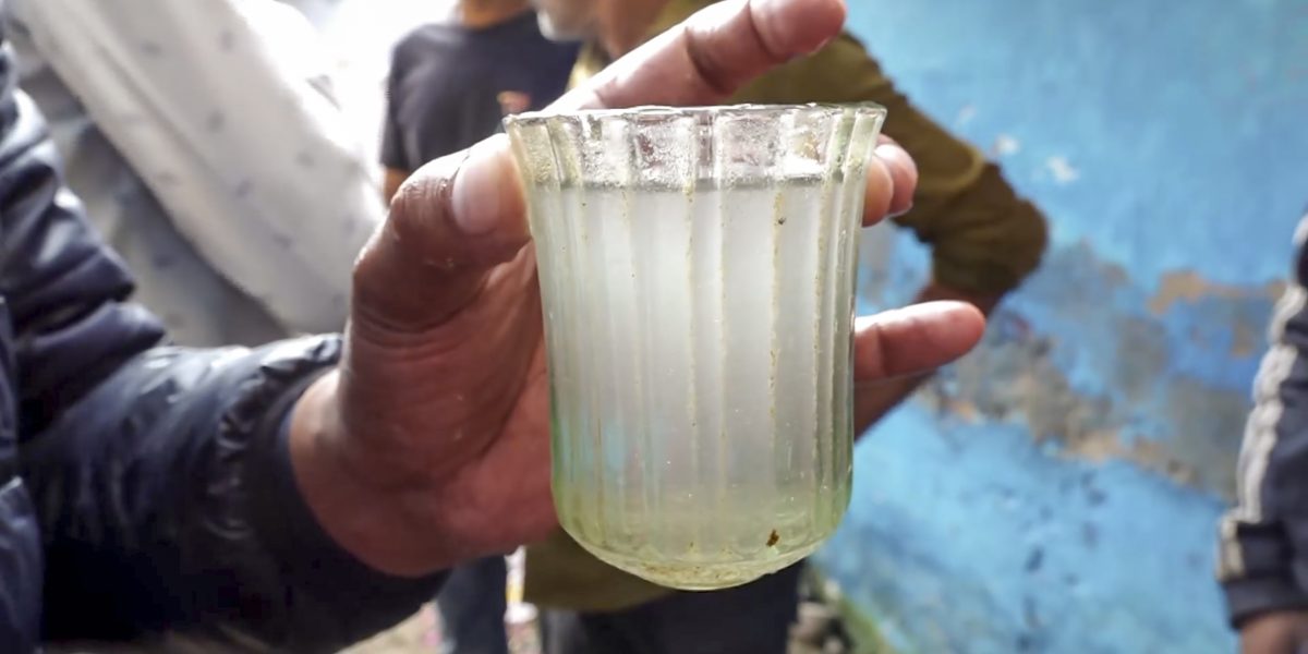 K C Valley Project: JD(S) MLA shows bottle with discoloured water in K'taka Assembly